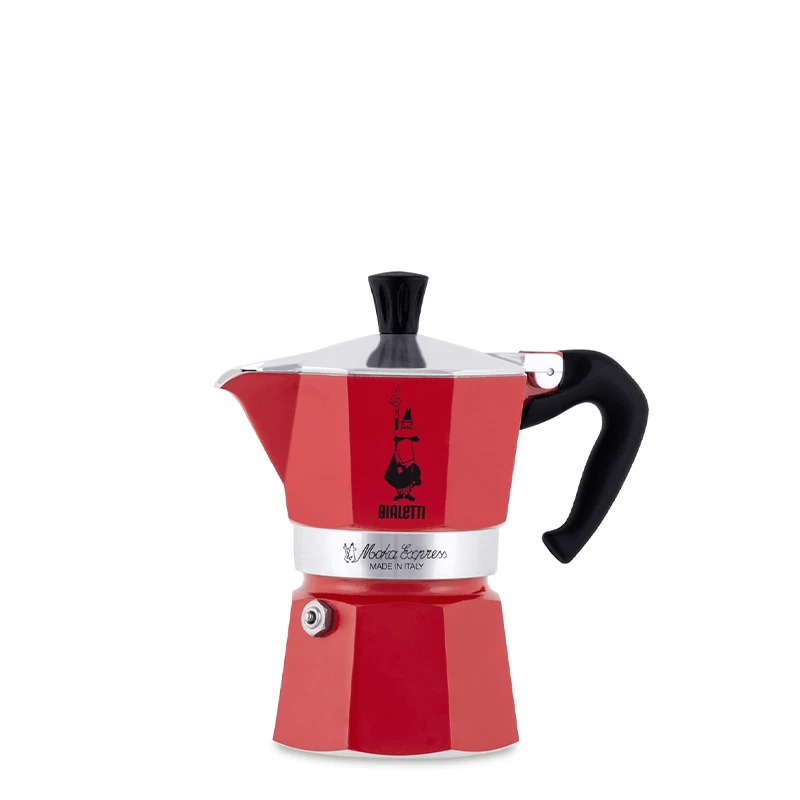 Bialetti Moka Express - 3 Tassen ROT 3 Bialetti Moka Express - 3 Tassen ROT