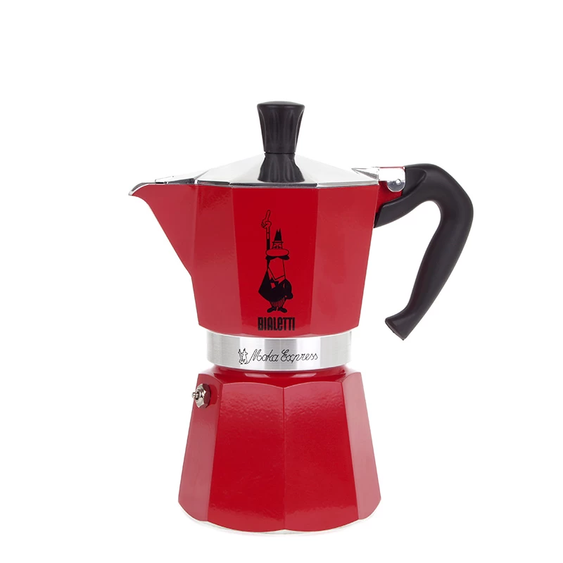 Bialetti Moka Express - 6 Tassen ROT 3 Bialetti Moka Express - 6 Tassen ROT