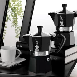 Bialetti Moka Express - 1 Tasse SCHWARZ -Günstiges Kaffee Geschäft 102266 102266 bialetti moka express 1 tasse schwarz 2