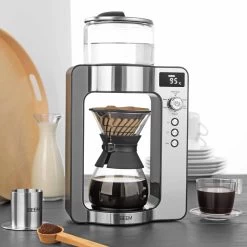 Pour Over Filterkaffeemaschine + Waage Edelstahl Schwarz -Günstiges Kaffee Geschäft 105206 105206 beem pour over filterkaffeemaschine mitwaage kuchenmoodbild