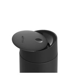 Carter Move Mug Matte Black Slide Lock Lid 355 Ml -Günstiges Kaffee Geschäft 105683 105683 fellow carter move mug matte black 355ml 2 deckel schieben